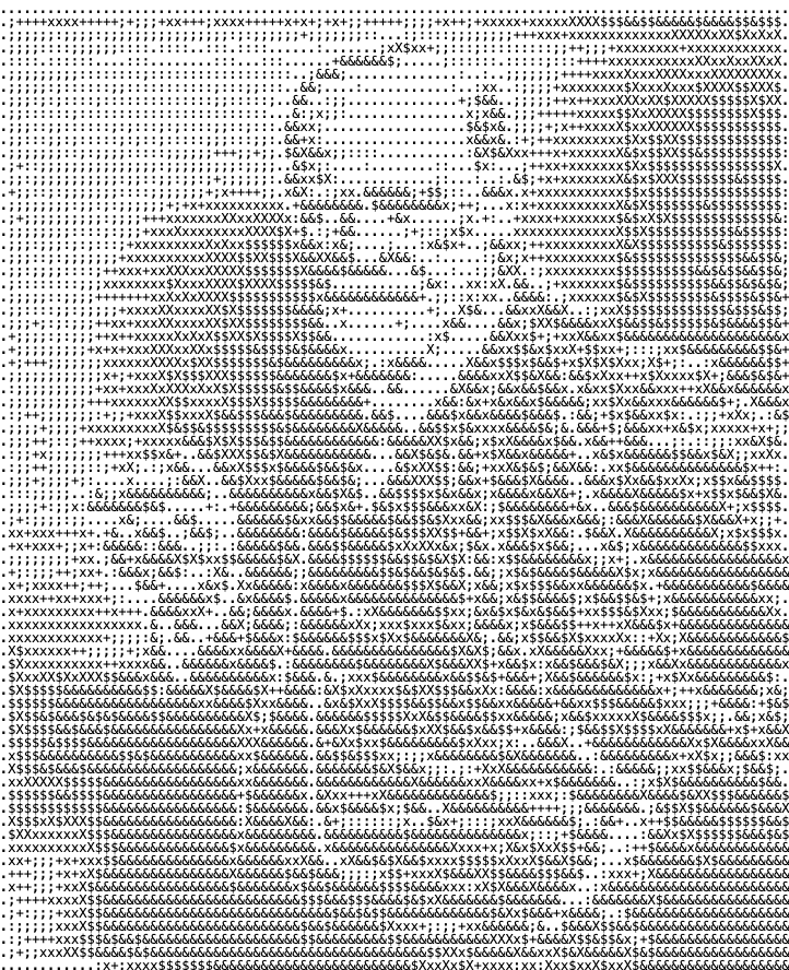 portrait de Freud en ascii